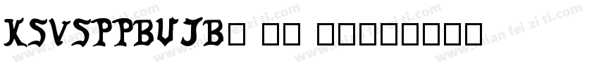 KSVSPPBUJB0 19 00字体转换